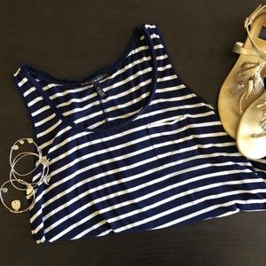 WHBM blue and white pocket tank